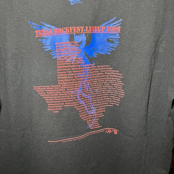 Heart of Texas Rockfest 2008 "Get you heart on" Men's: XL T-shirt (NO TAG) - Picture 4 of 4